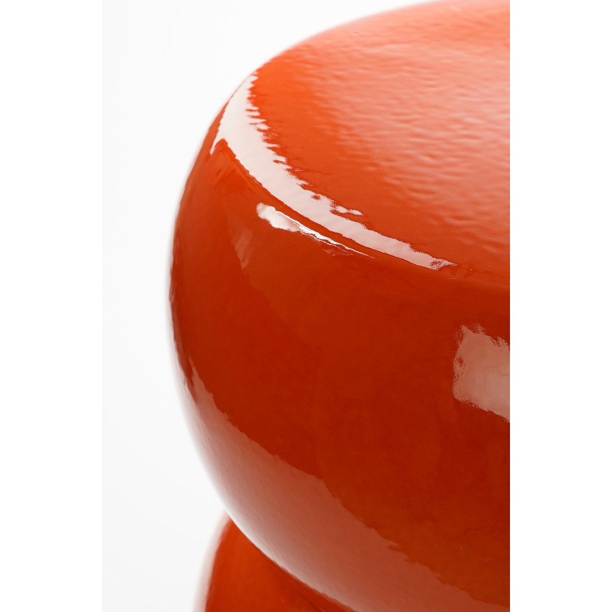 Vendi Bijzettafel Oranje Hoog