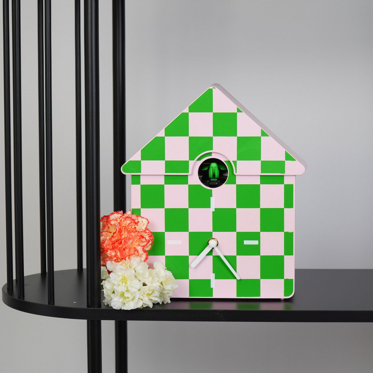 Cuckoo Klok – Groen/Roze