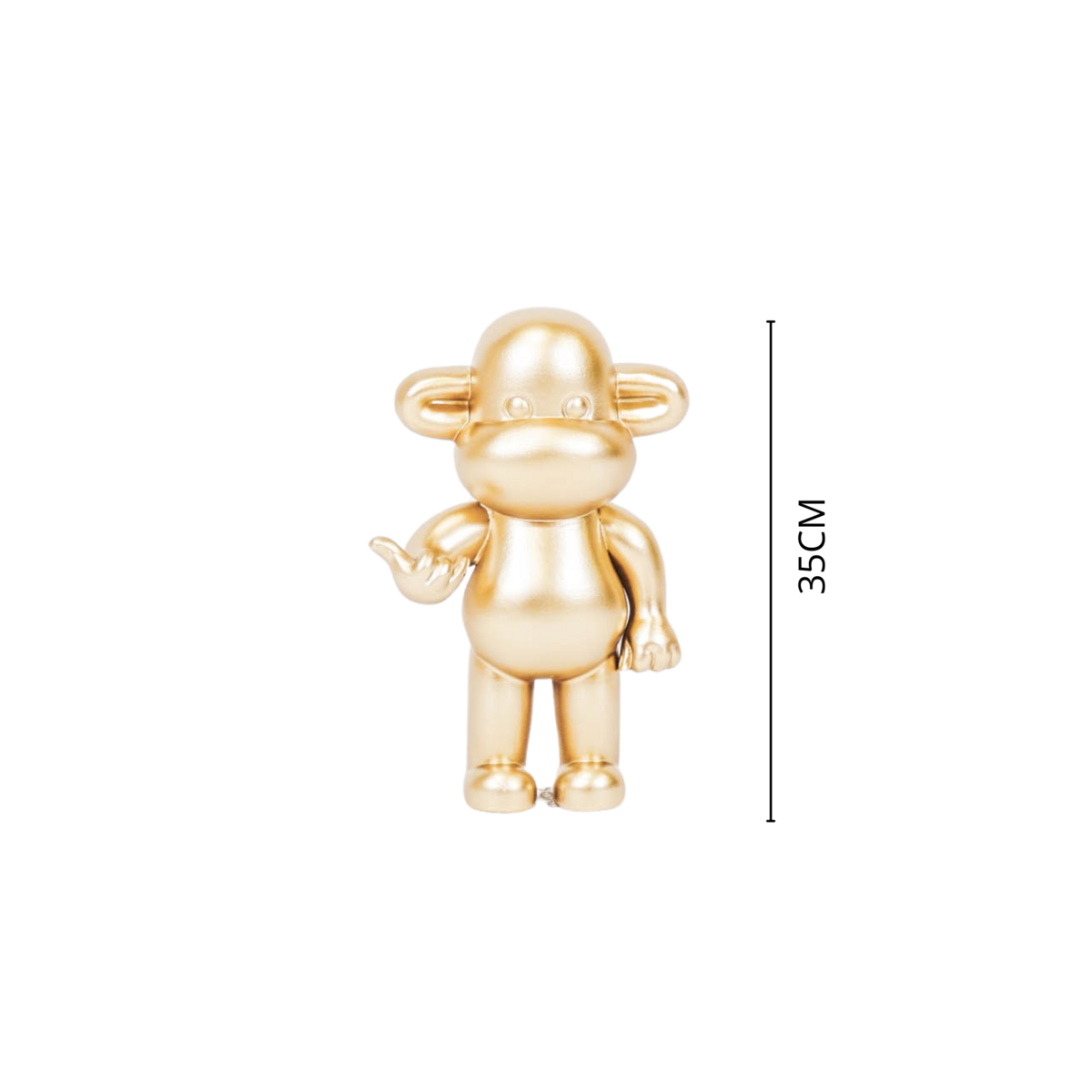 The Legend Monkey - Hang Loose - Goud - Medium