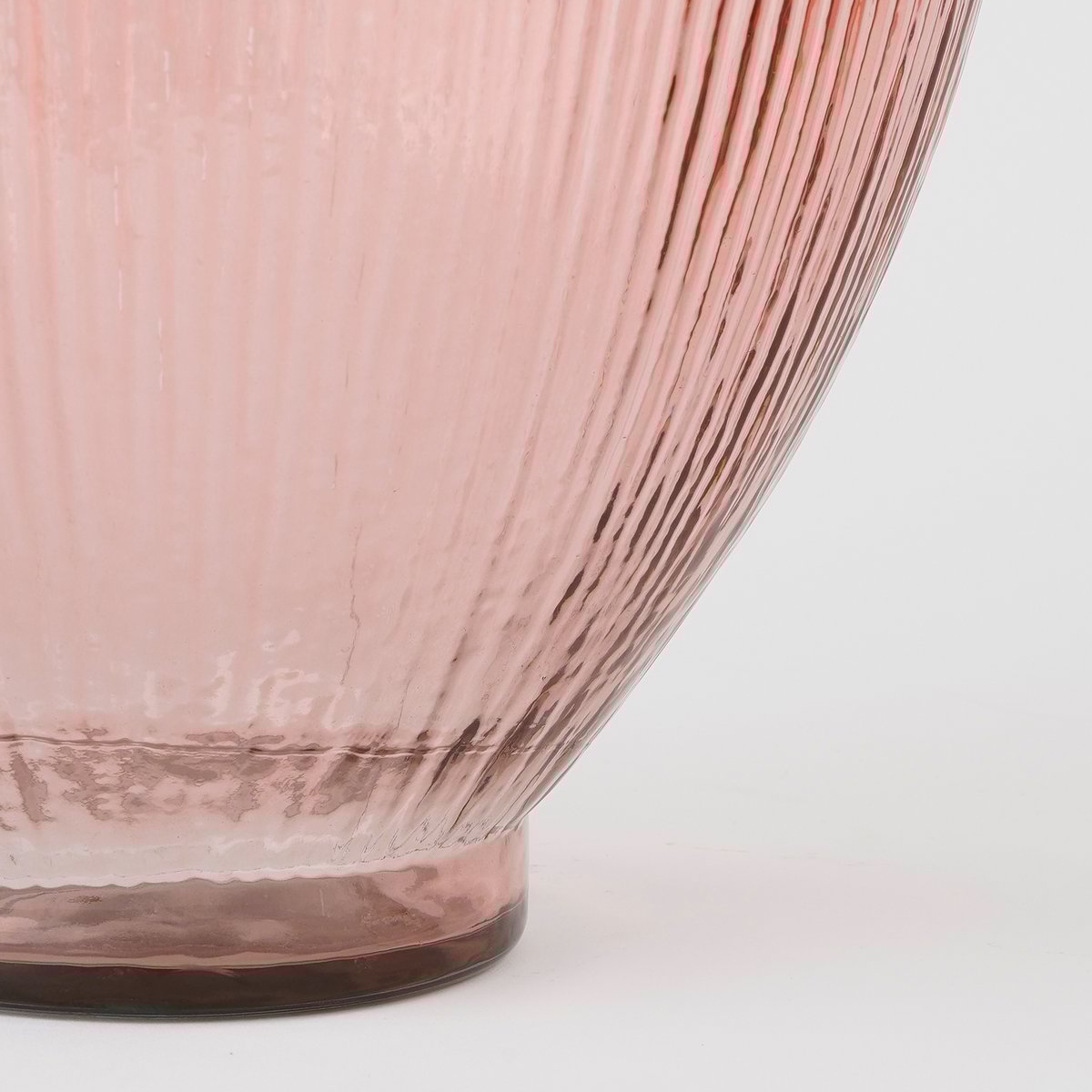 Firenza Ovale Fles Vaas Lichtroze