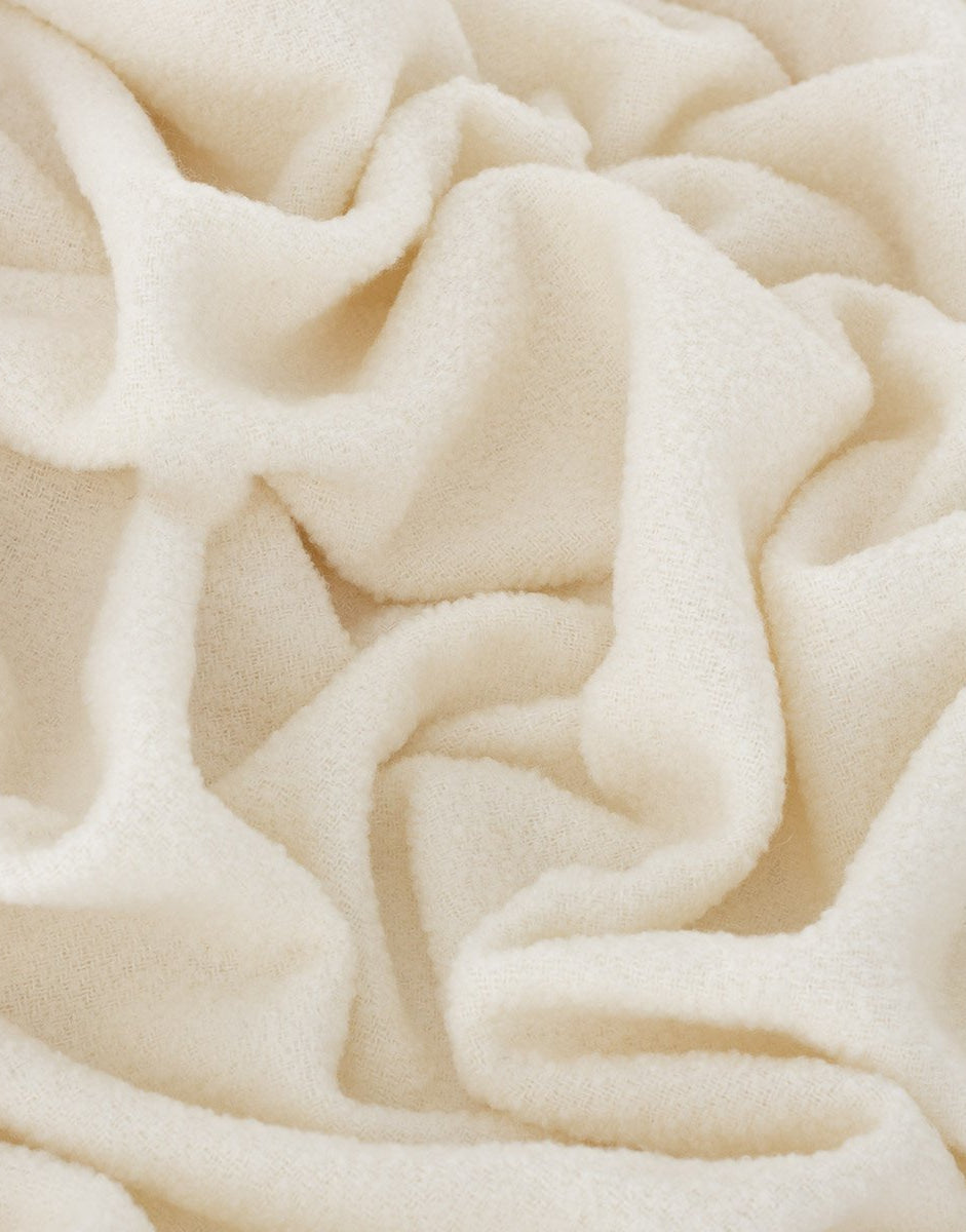 Paris Bouclé Deken - Wit