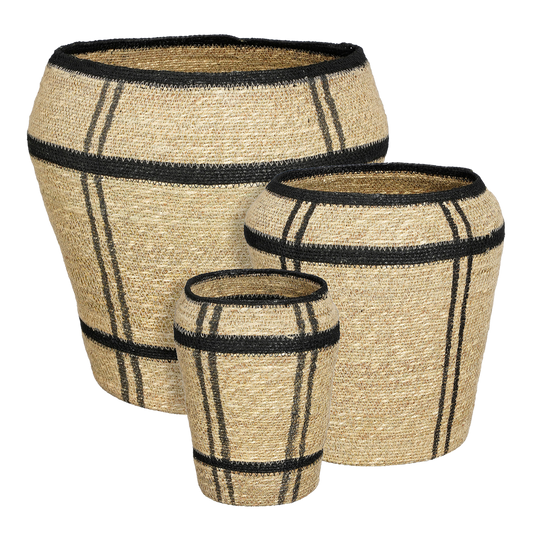 Opbergmand Zaya Stripe Set van 3