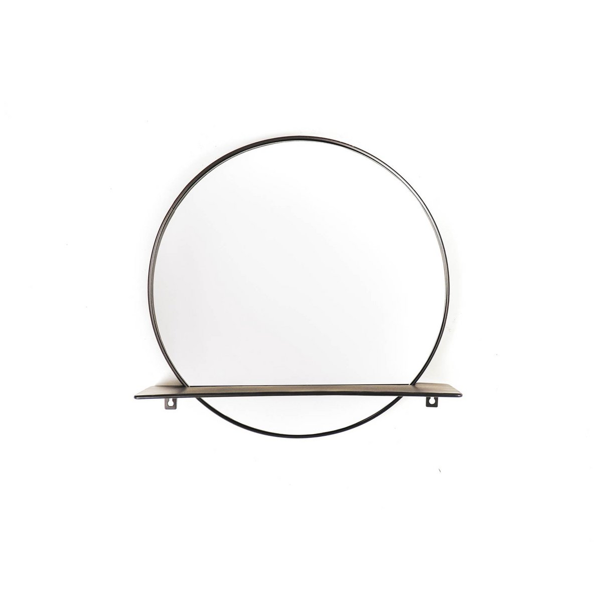 Halo Shelf Spiegel - Zwart