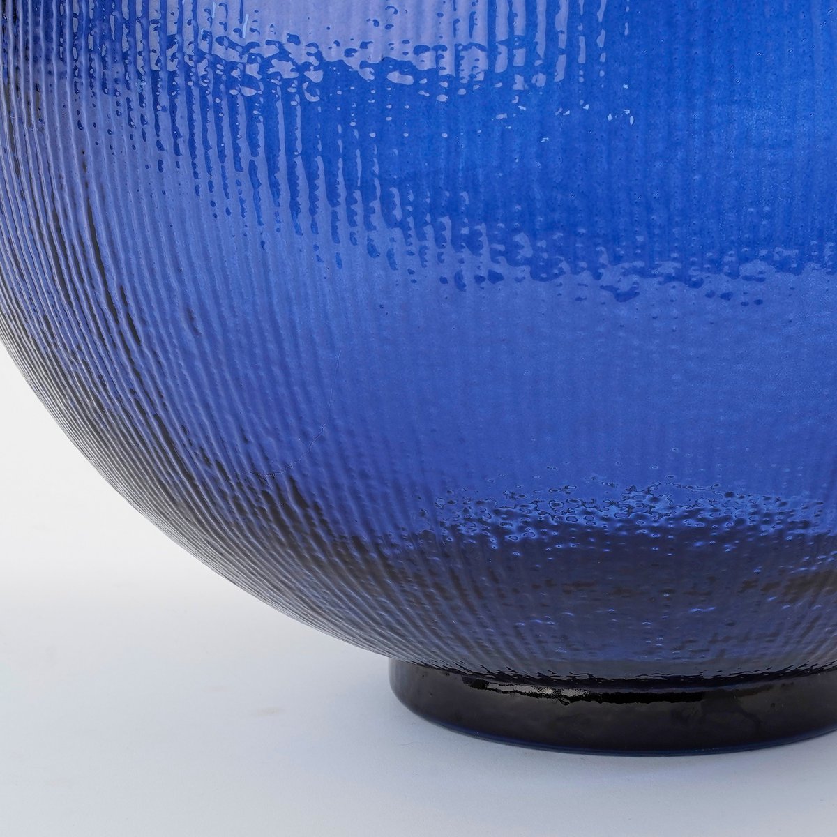 Firenza Ronde Fles Vaas Donkerblauw