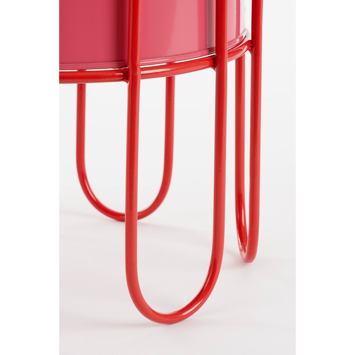 Dione Duo Bloempot op Standaard - Set van 2 - Roos & Roze