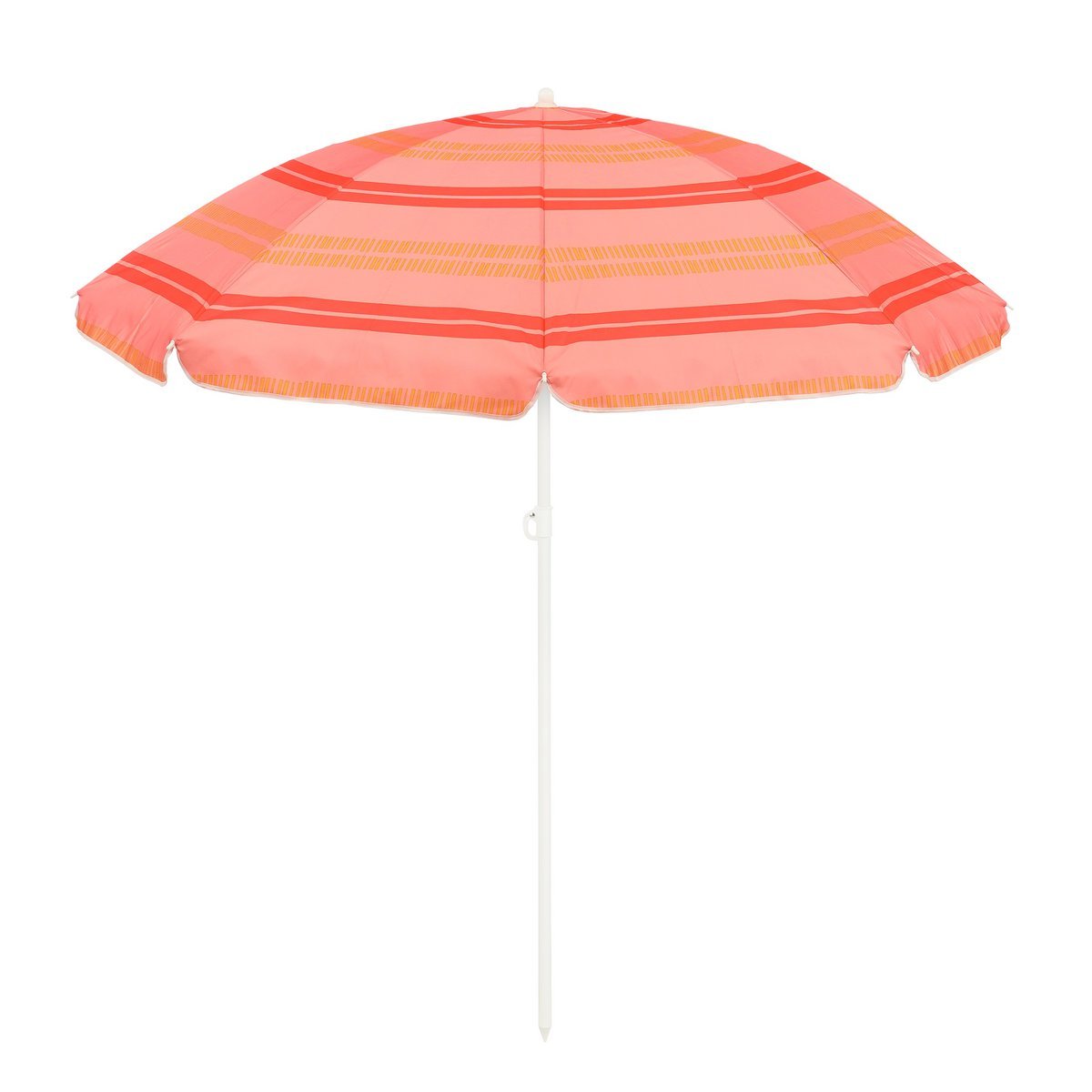 Stripe Strandparasol Lichtroze