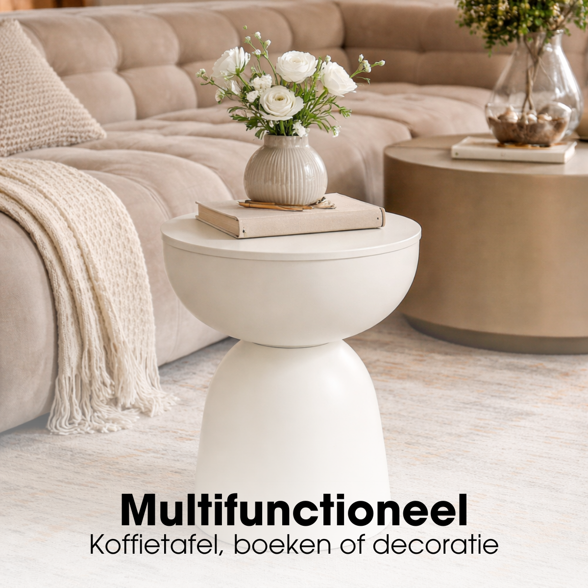 Elliott Bijzettafel - Wit