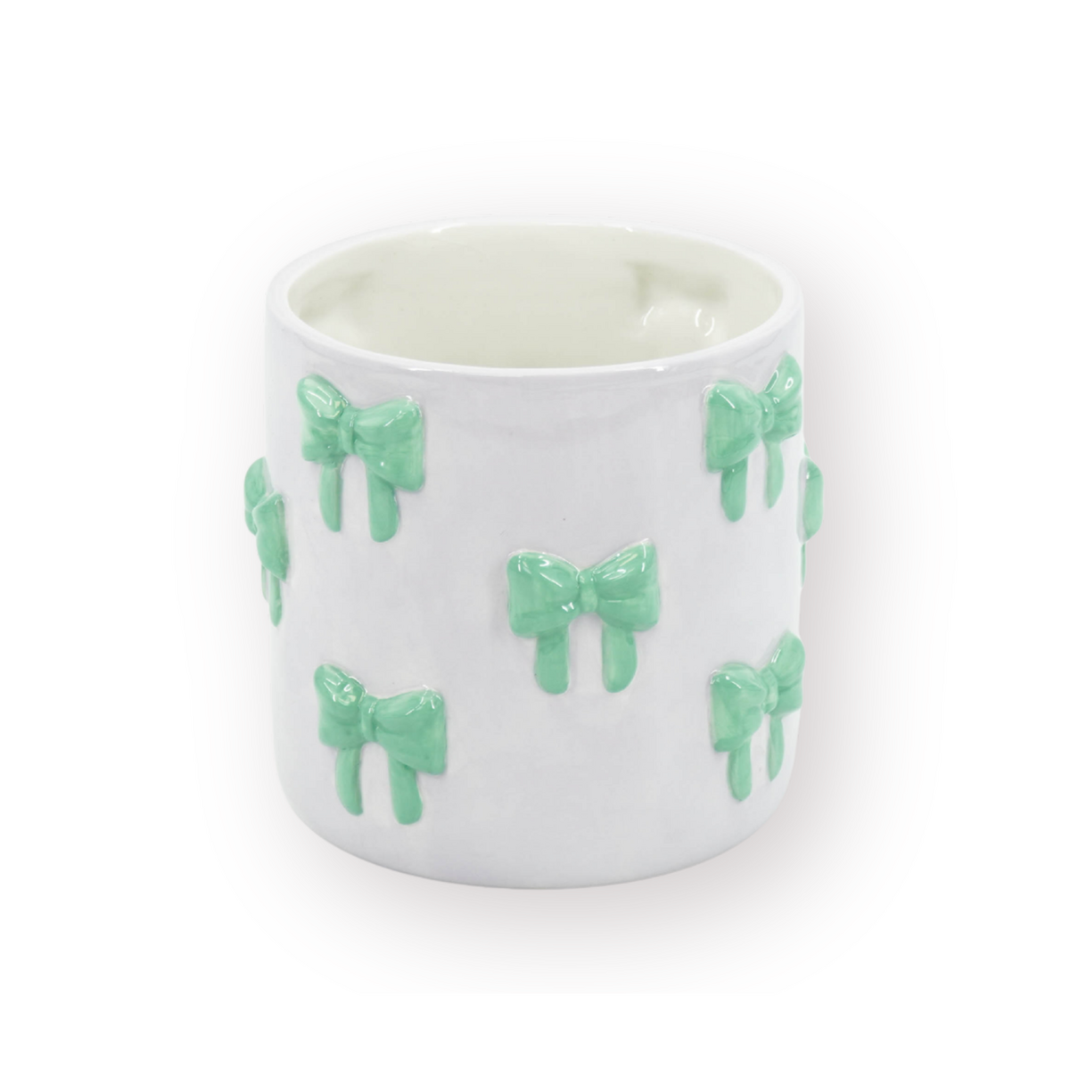 Strik Bloempot - Groot - Lila & Mint