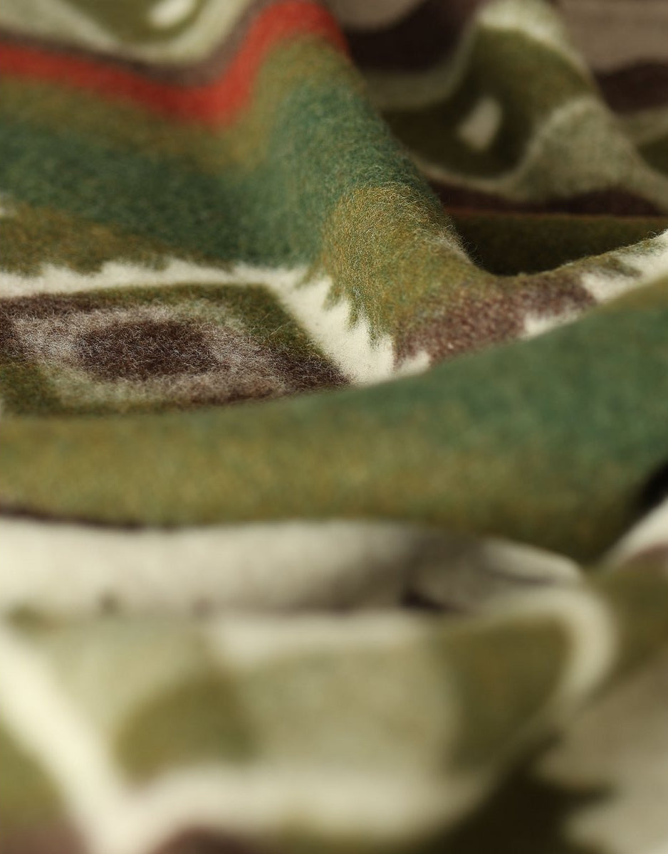 Tribe Eenpersoons Deken - Groen