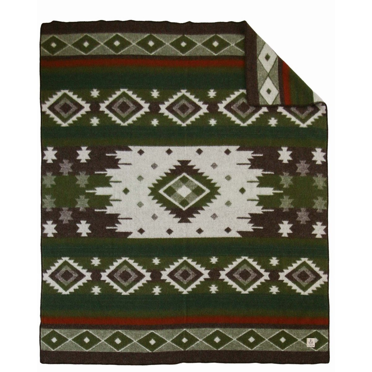 Tribe Tweepersoons Deken - Groen