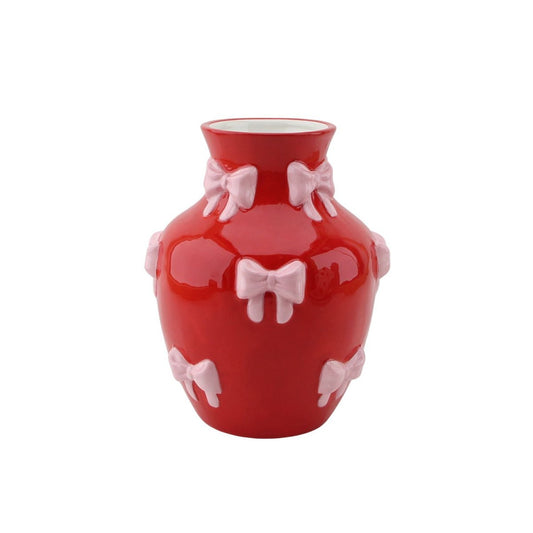 Bonded Belly Vaas - Rood & Roze - Groot