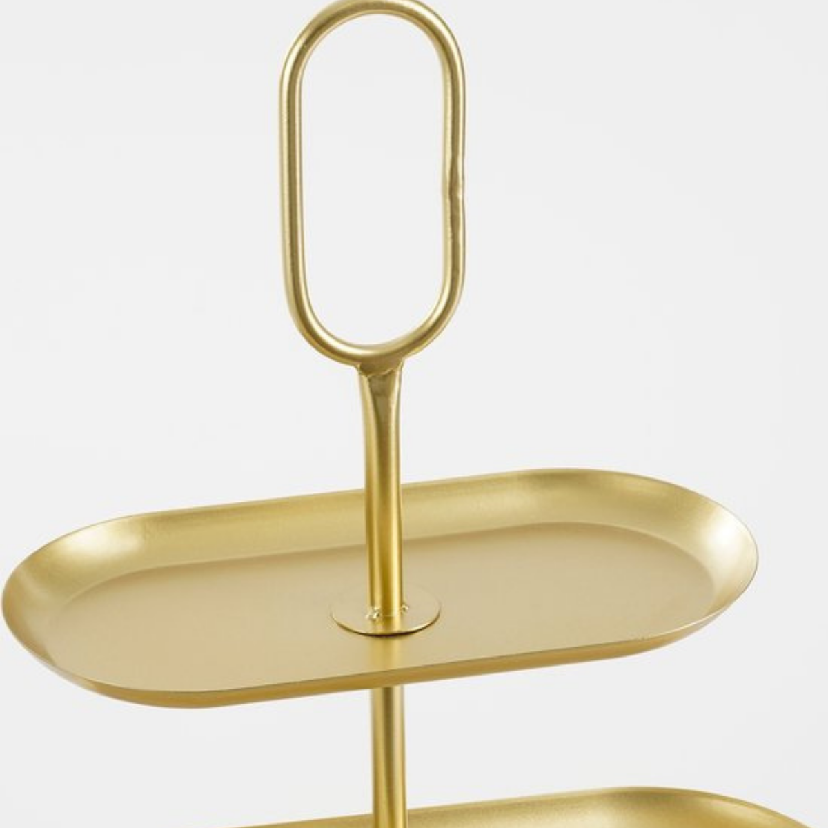 Rama Etagere 2 Laags Rechthoek - Goud