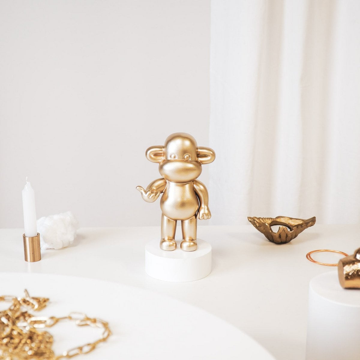 The Legend Monkey - Hang Loose - Goud - Klein