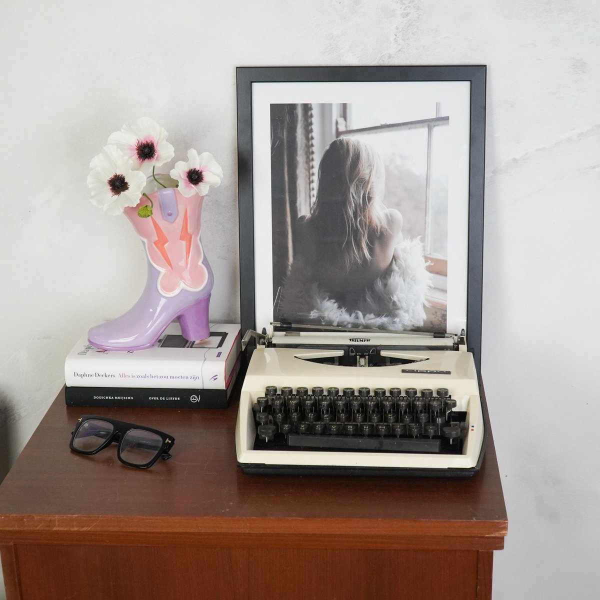 Kiss Me Boot Vaas - Lila & Roze
