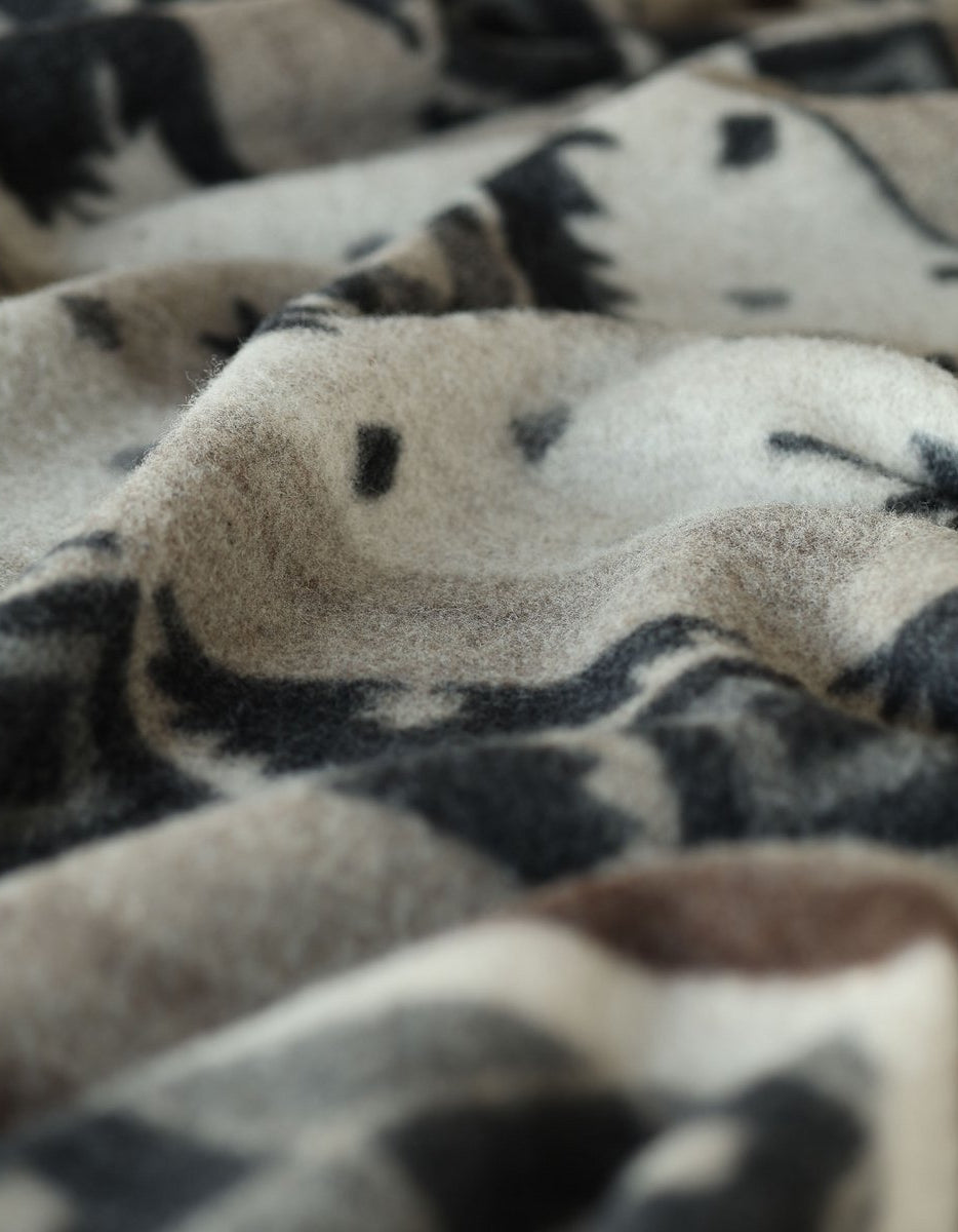 Tribe Tweepersoons Deken - Beige