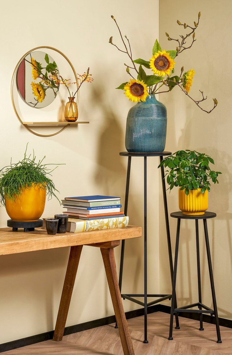 Adine Plantentafel - Zwart - Laag