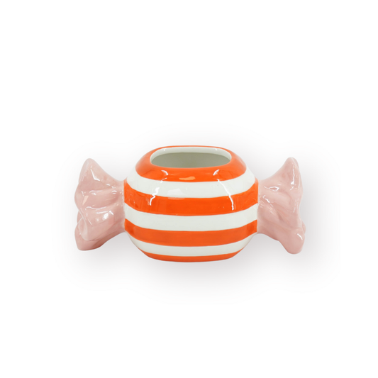 Candy Bloempot - Orange & Pink