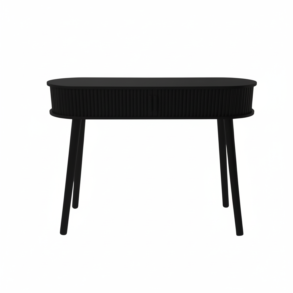 Slat Slide Bijzettafel - Zwart - Groot
