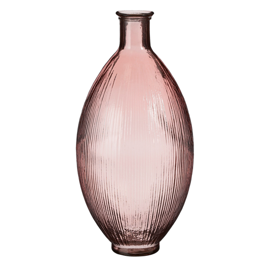 Firenza Ovale Fles Vaas Lichtroze