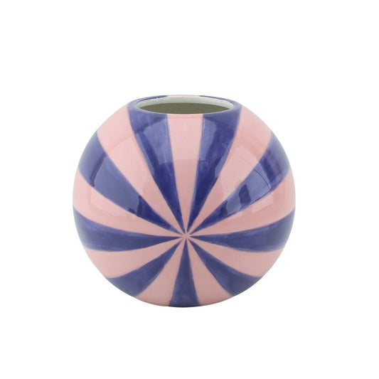 Swirl Vaas - Blauw & Roze