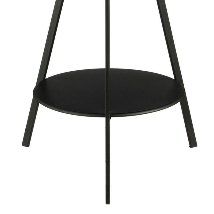 Seatle Bijzettafel - Dubbel - Zwart