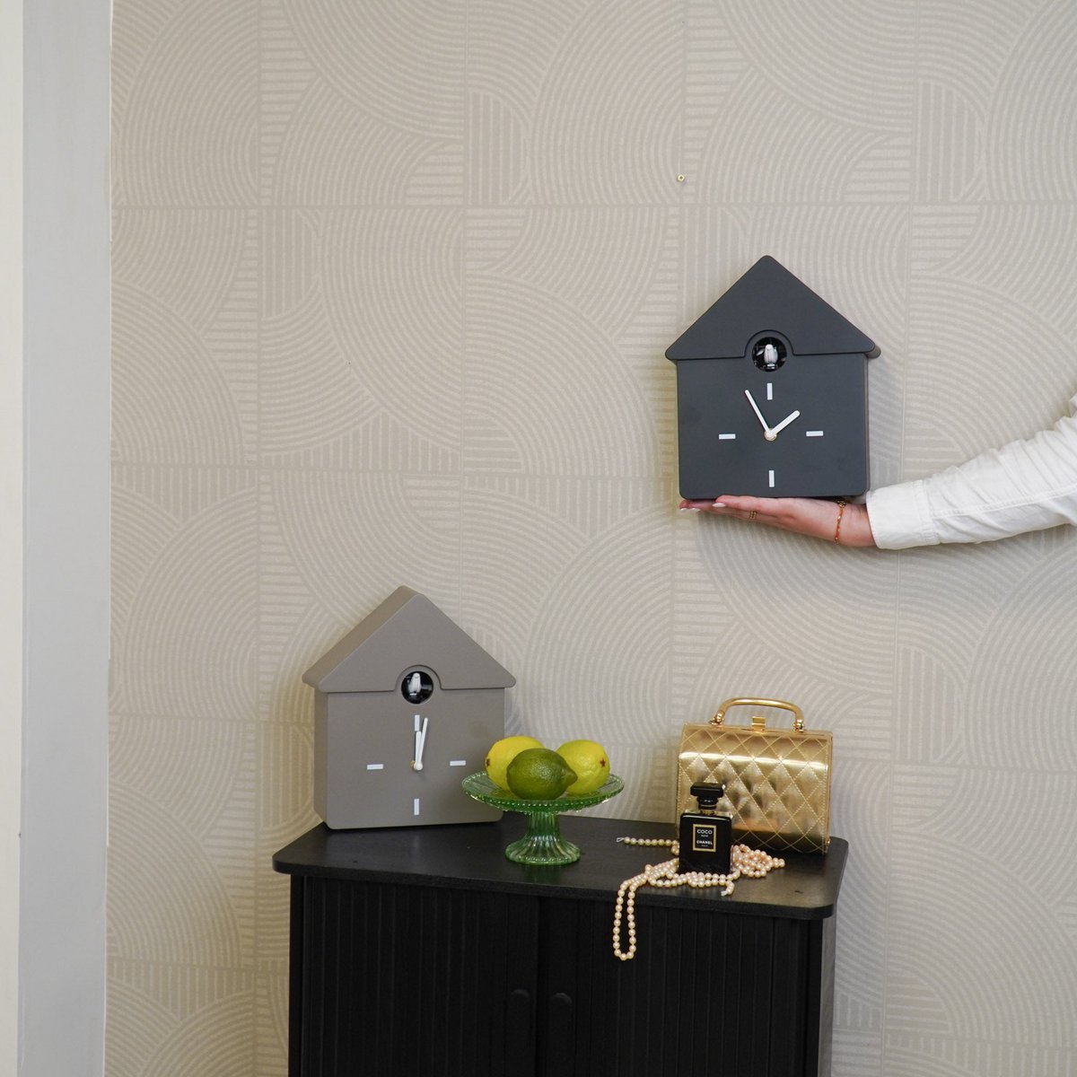 Cuckoo Klok – Zwart