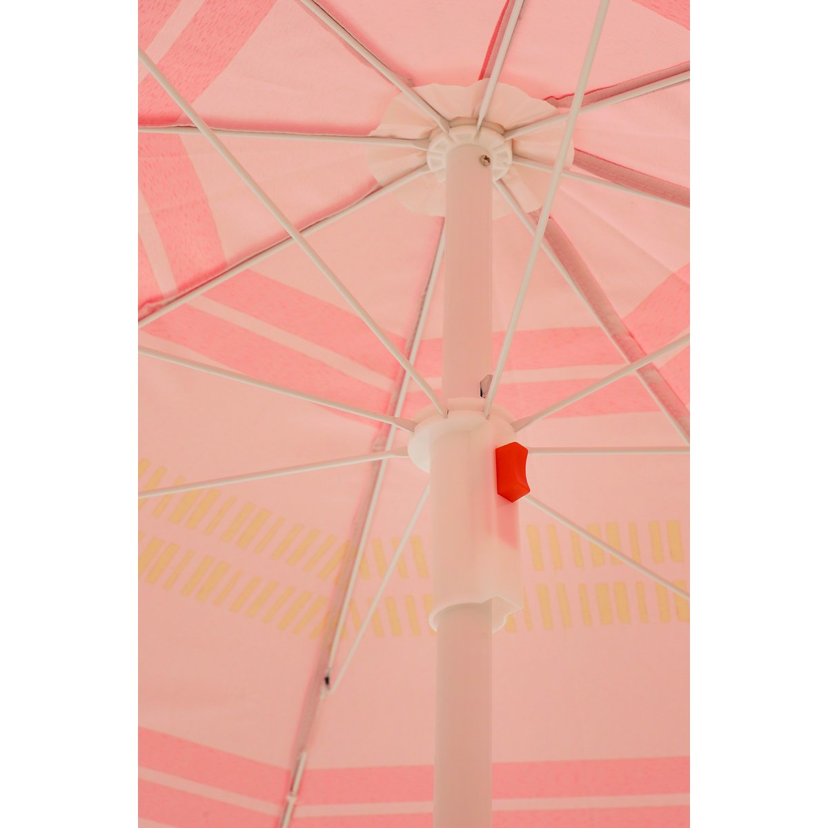 Stripe Strandparasol Lichtroze