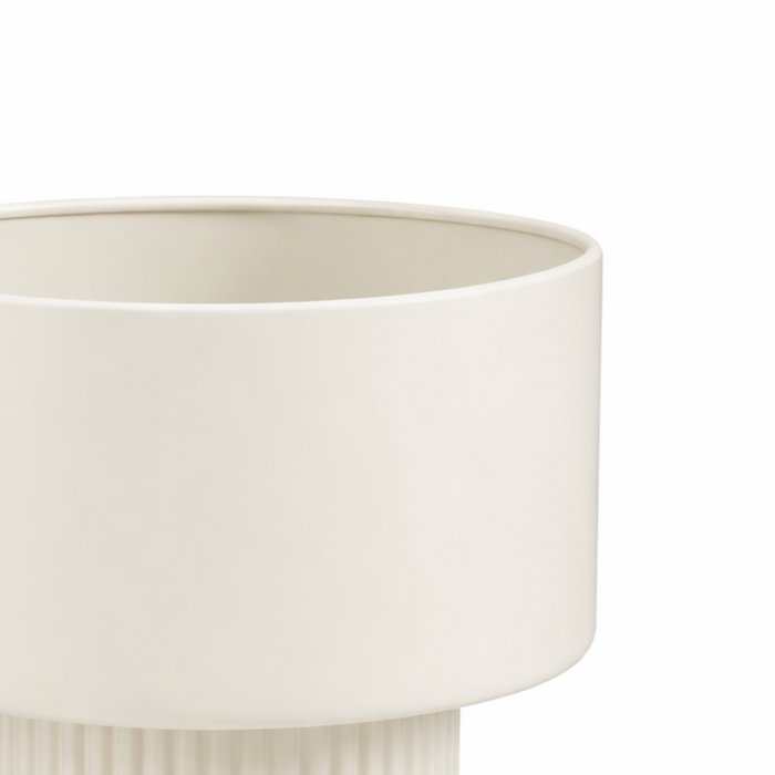 Lux - Bloempot - Wit