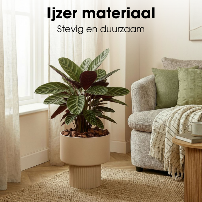 Lux - Bloempot - Bruin