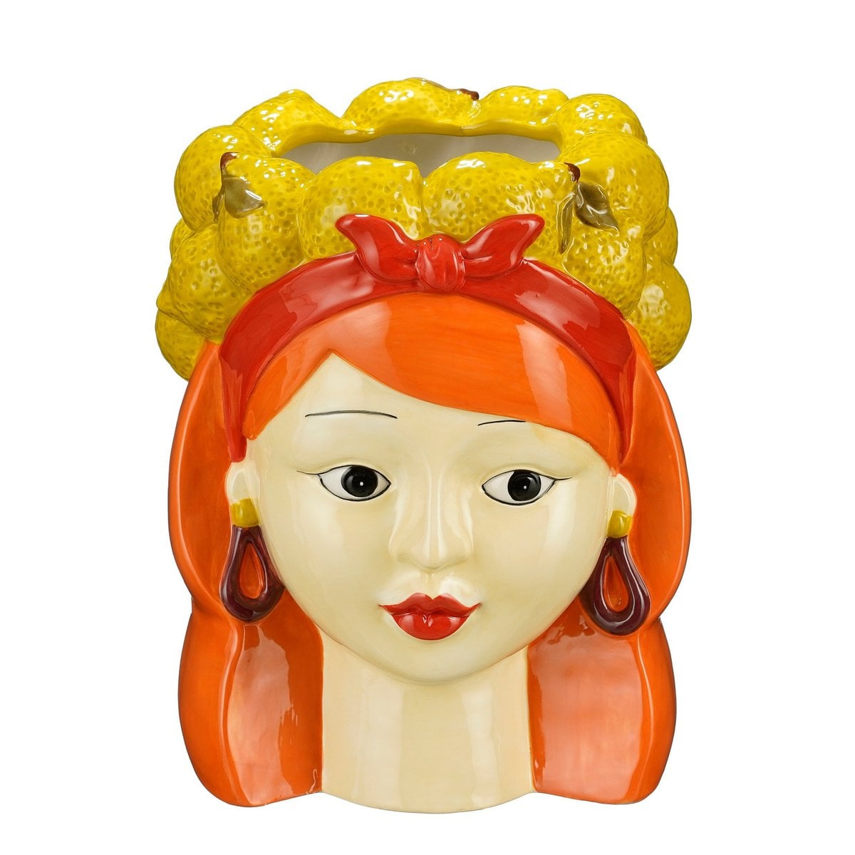 Funny Bloempot - Geel