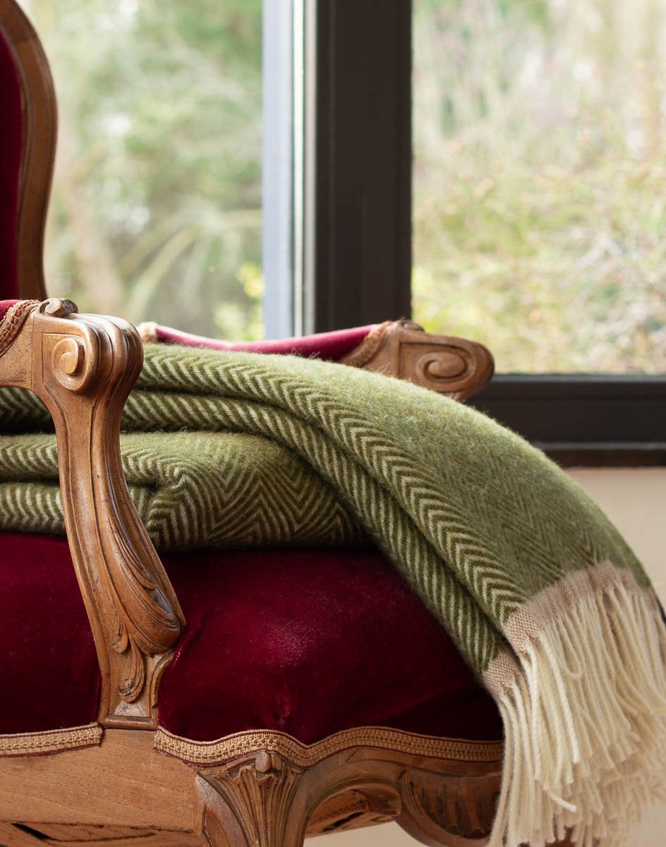 Denver Gooi Deken - Olijf