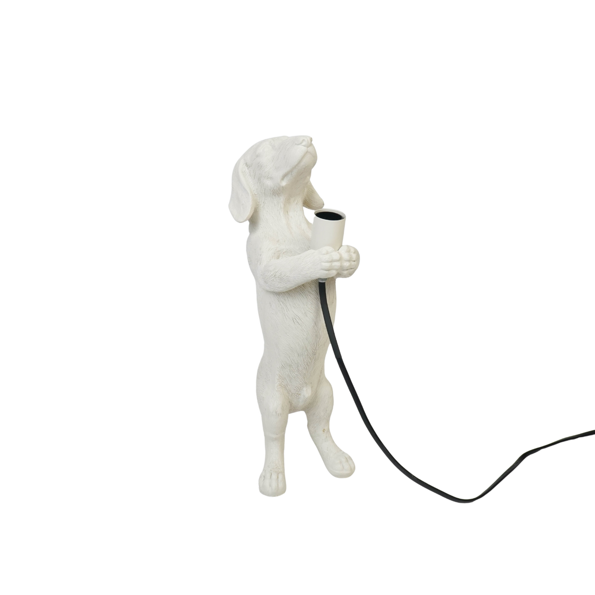 Dachshund Tafellamp - Creme