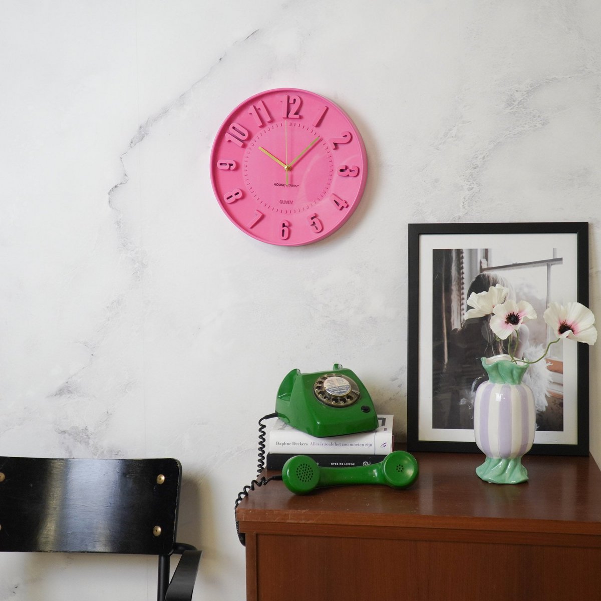 Sweet Pop Klok - Roze