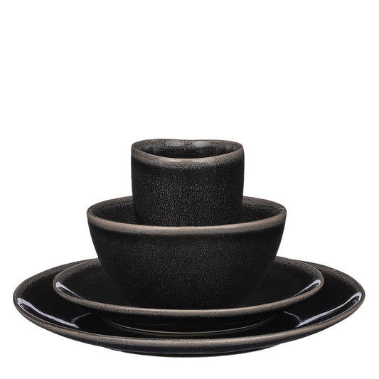 Tabo Serviesset 4 Persoons - Zwart