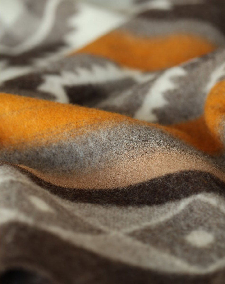 Tribe Tweepersoons Deken - Brons