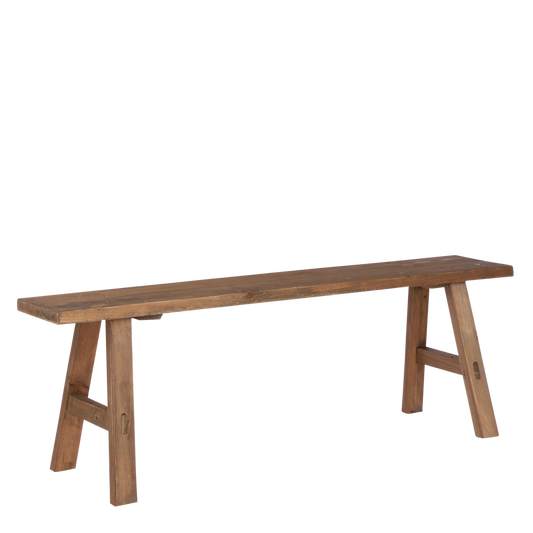 Bold Houten Bankje Lang-Laag