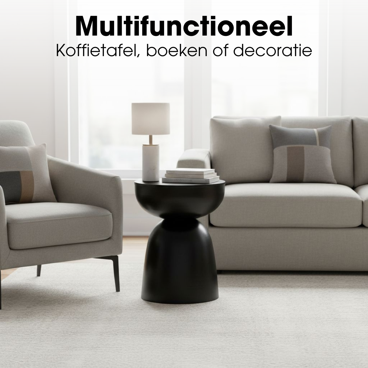 Elliott Bijzettafel - Zwart