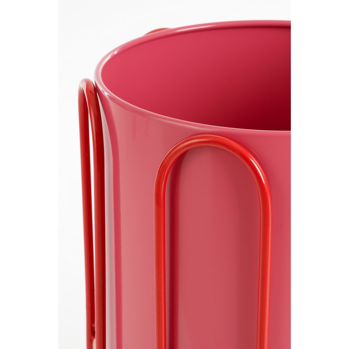 Dione Duo Bloempot op Standaard - Set van 2 - Roos & Roze