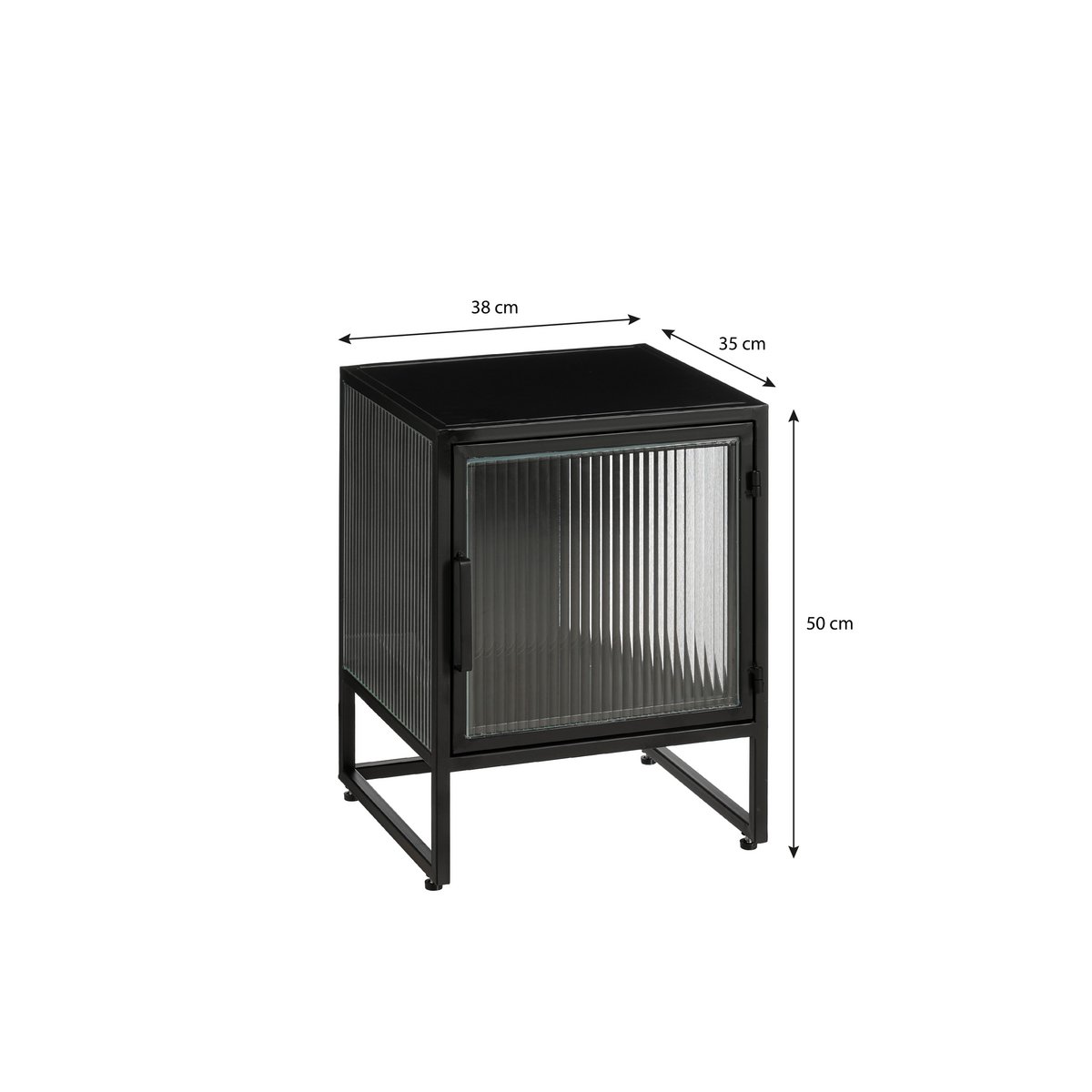 Clifton Wandkast Medium - Zwart