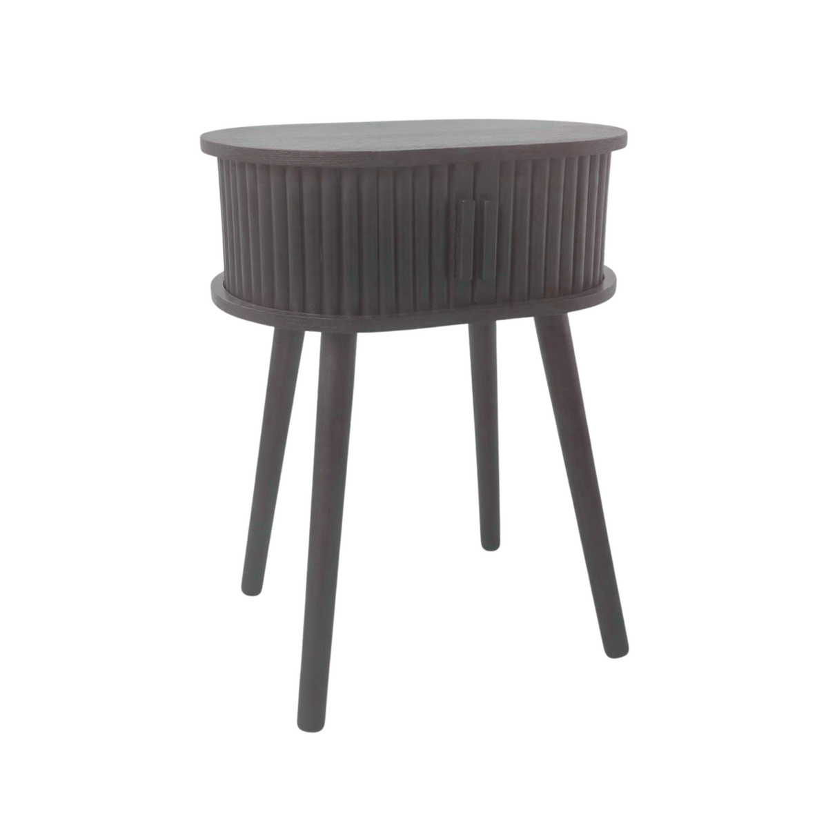 Slat Slide Bijzettafel - Zwart - Klein