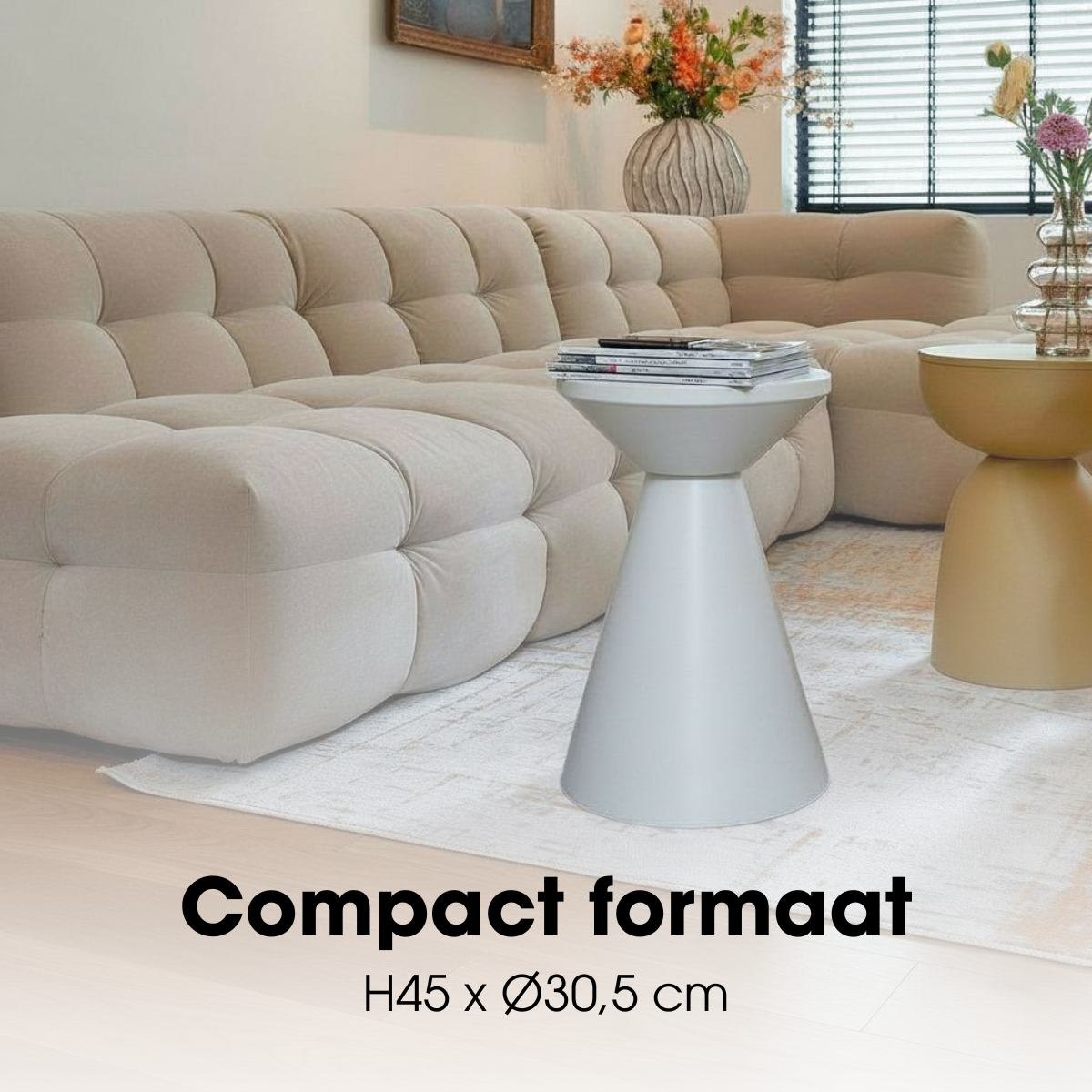 Jim Bijzettafel - Wit