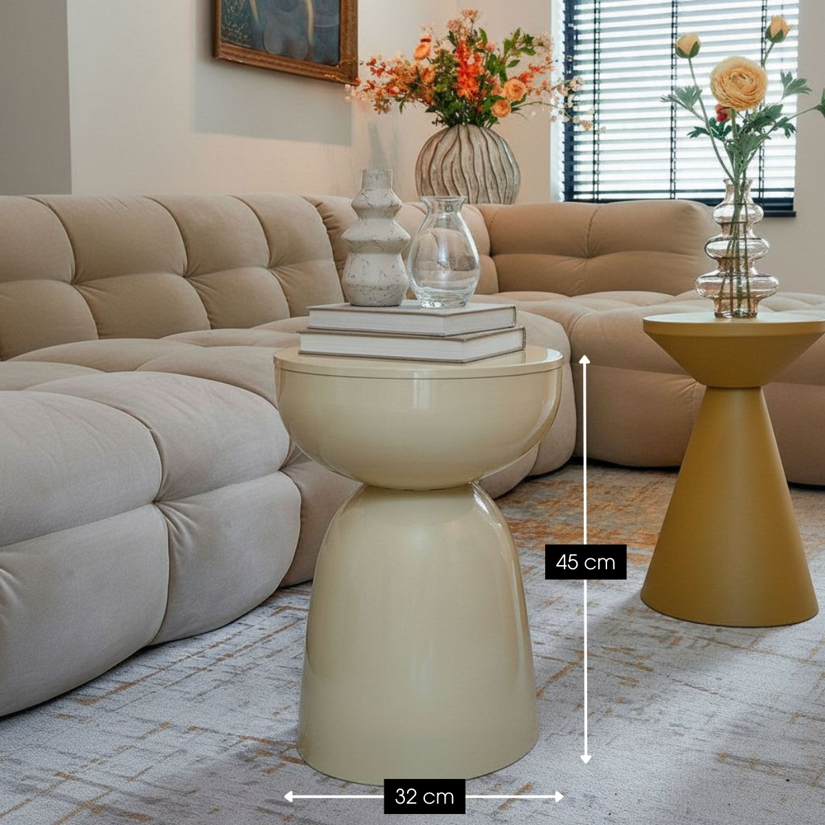 Elliott Bijzettafel - Beige