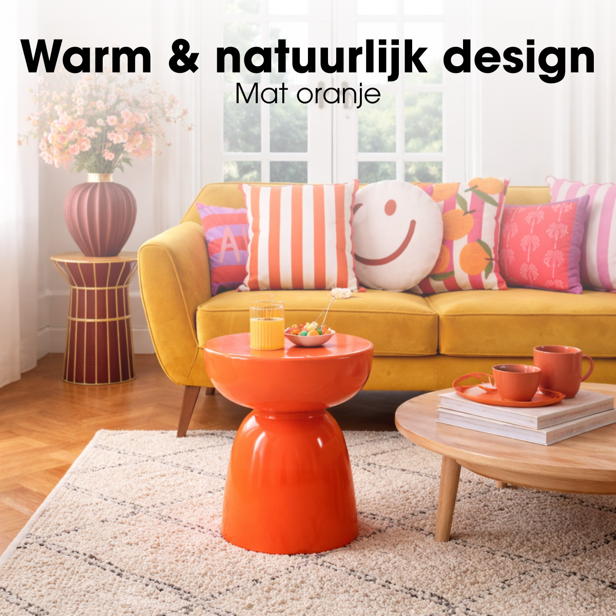 Elliott Bijzettafel - Oranje