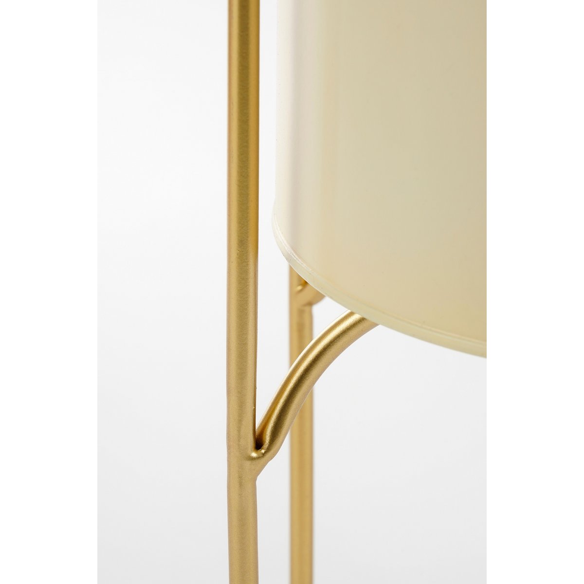 Donau Bloempot op Standaard - Set van 2 - Geel