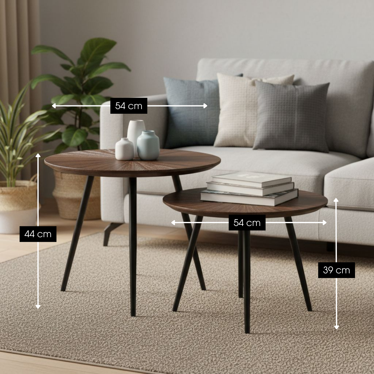 Dane Bijzettafel Set van 2