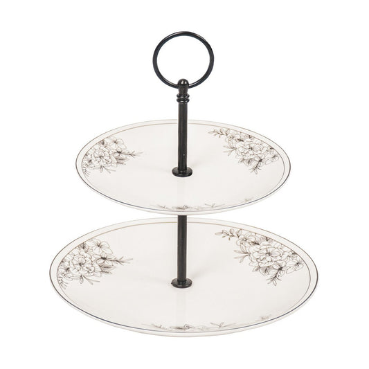 Maison Noir Etagere - Flowers