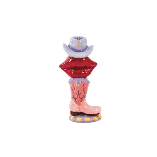 Kiss Me Boot Kaarsenhouder