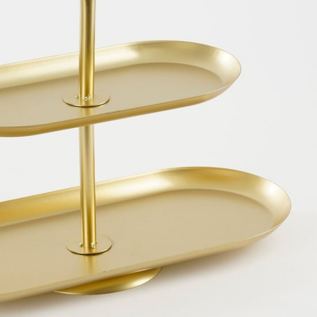 Rama Etagere 2 Laags Rechthoek - Goud