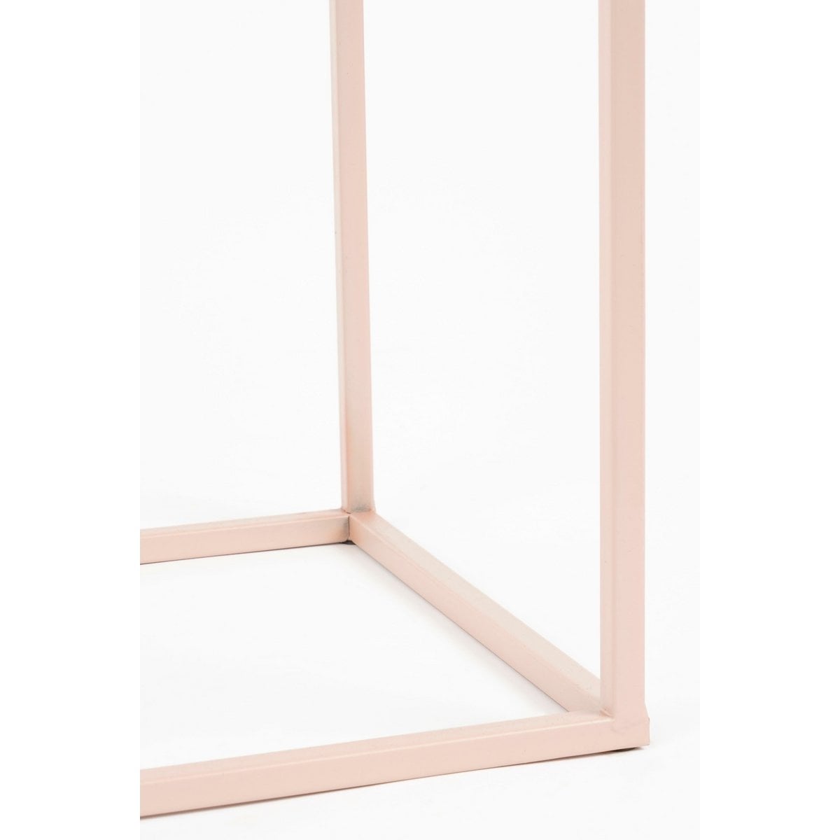 Quinty Bijzettafel Vierkant Set van 3 - Roze