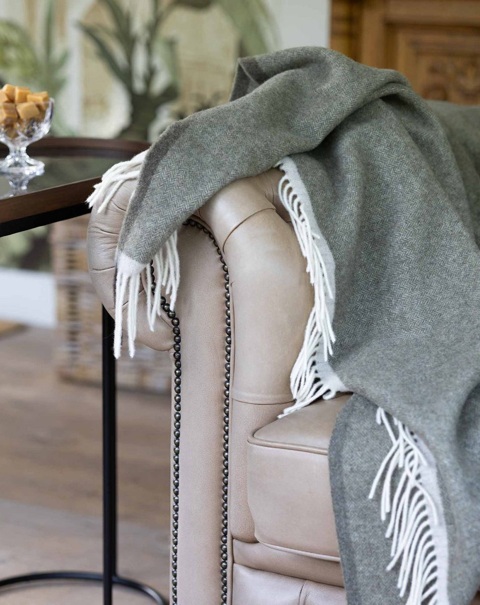 Milano Throwd Deken - Verde Orlo